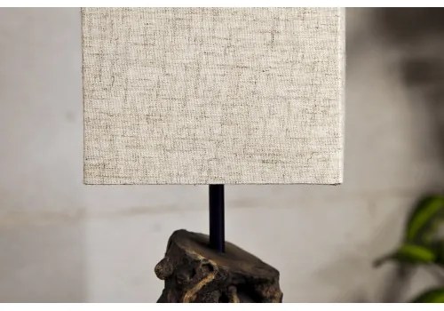 Stolová lampa 19478 Masív drevo/Bežová  - Komfort-nábytok