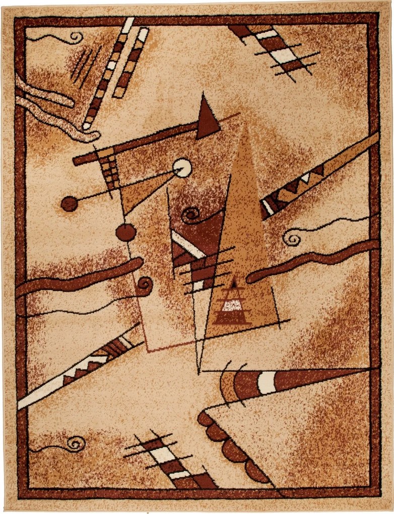 TA Koberec 7025B SVETLO BÉŽOVÝ ATLAS PP Rozmer: 250x350 cm