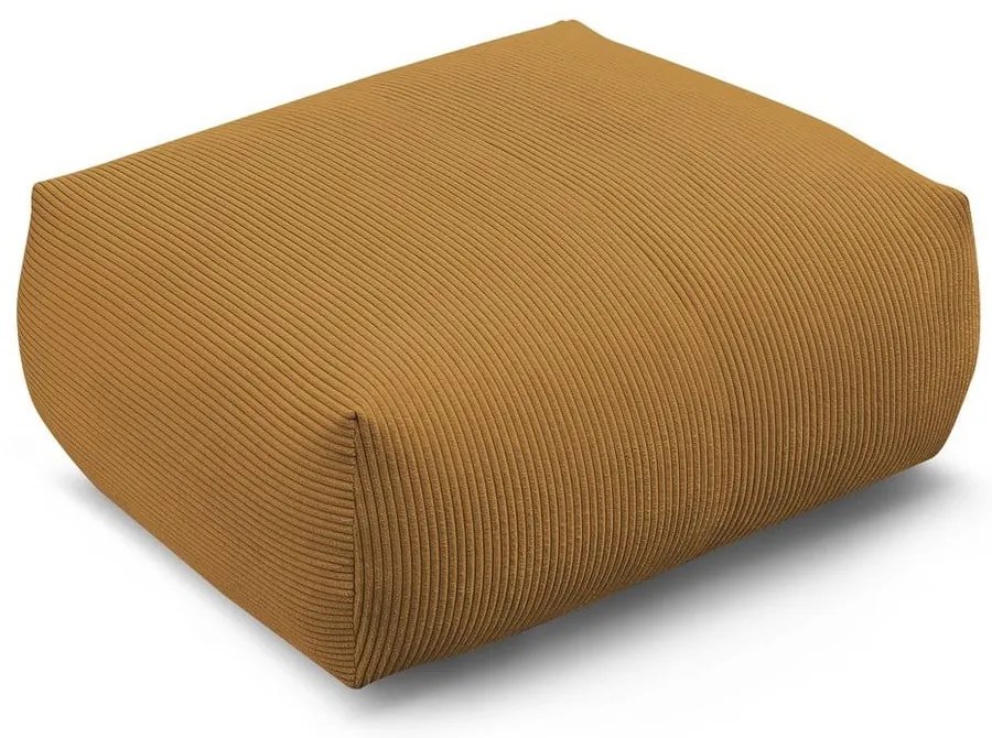 Žltá menčestrová podnožka Voltaire – Bobochic Paris