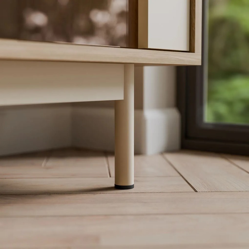 KOMODA CELESTINO 3D1W DUB + KAŠMÍR 184 cm