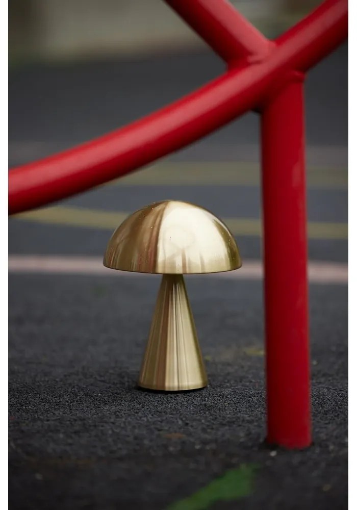 LED stmievateľná stolová lampa v zlatej farbe (výška 20 cm) Mush – Hübsch