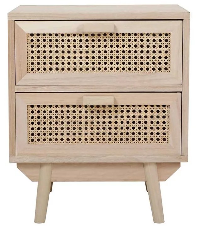 Ratanový nočný stolík 42 × 36 × 50 cm