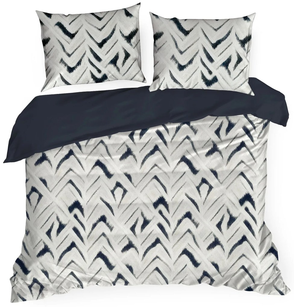 MAKOSATÉNOVÉ OBLIEČKY REINA49 160X200 CM, 2 KS 70X80 CM VZOROVANÉ