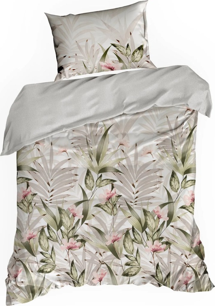 SATÉNOVÉ OBLIEČKY SPRING08 200X220 CM, 2KS 70X80 CM VZOROVNÉ