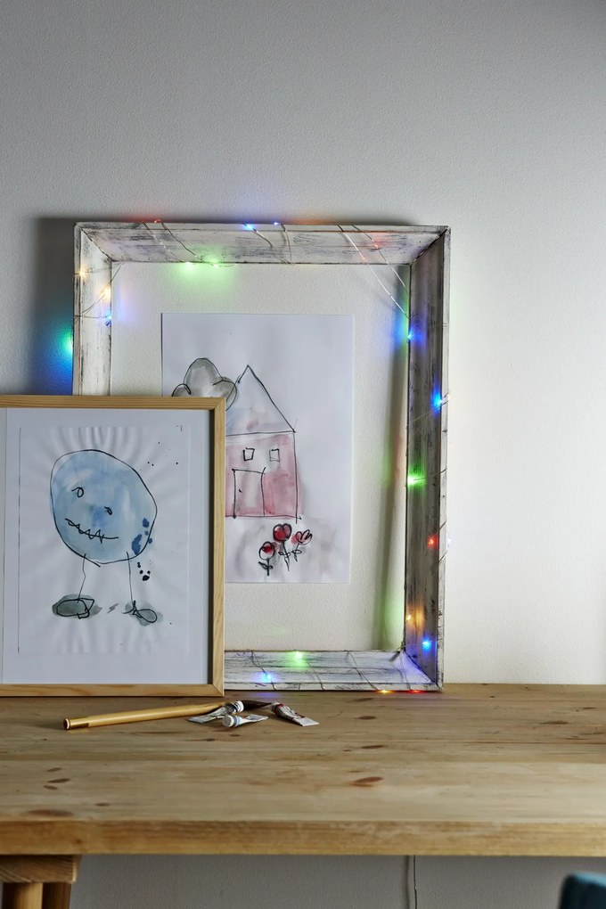 STAR TRADING Svetelná reťaz Multicoloured – 40 LED žiaroviek