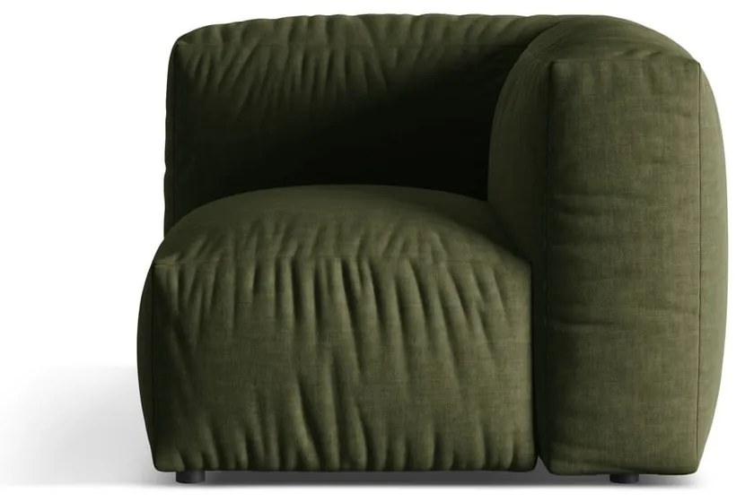 Zelený modul pohovky (variabilný) Martina – Micadoni Home