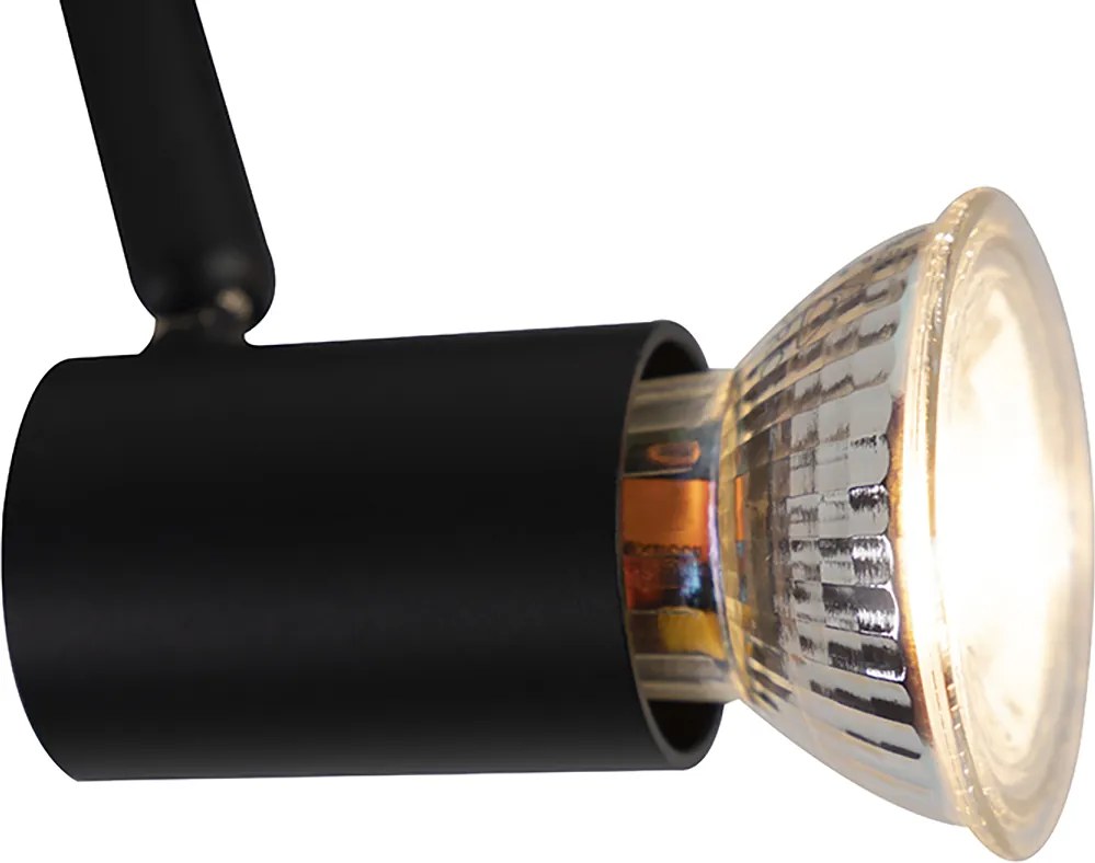 Moderný koľajnicový systém čierny 3-svetlo 3-fázový pravý - Jeany