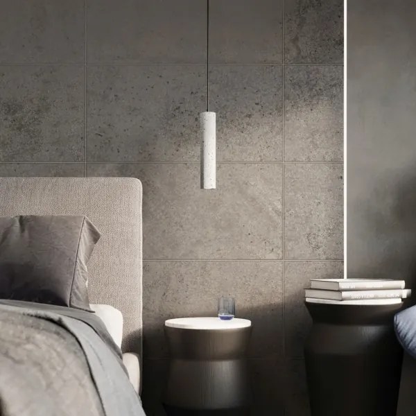 Sollux SL.0655 - Luster na lanku LUVO 3xGU10/40W/230V betón/čierna