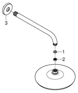 GROHE 26412000 - Sprchová hlavica TEMPESTA 210 286 mm lesklý chróm