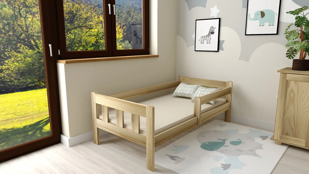 Detská posteľ NESTY 90 x 200 cm, borovica Rošt: S latkovým roštom, Matrac: Matrac SOMNIA 18 cm
