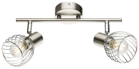 Globo 54809-2 - Bodové svietidlo TEXAS 2xE14/40W/230V matný chróm