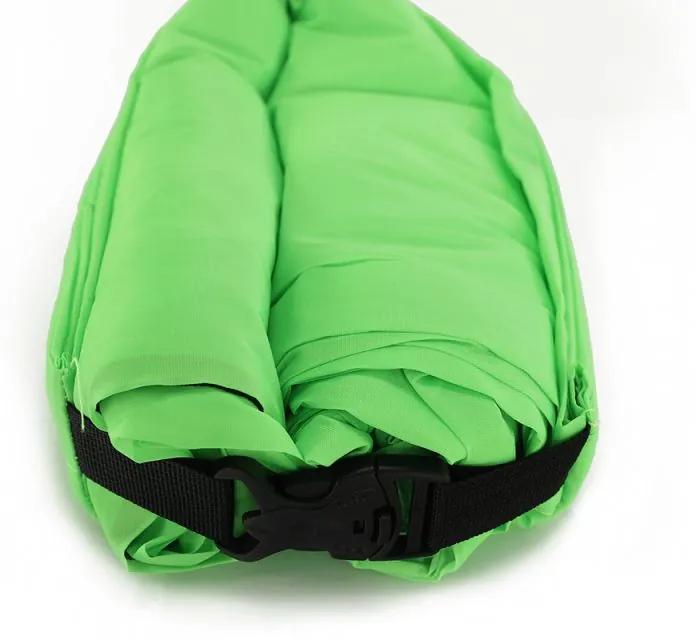 Kondela Nafukovací sedací vak/lazy bag, zelená, LEBAG