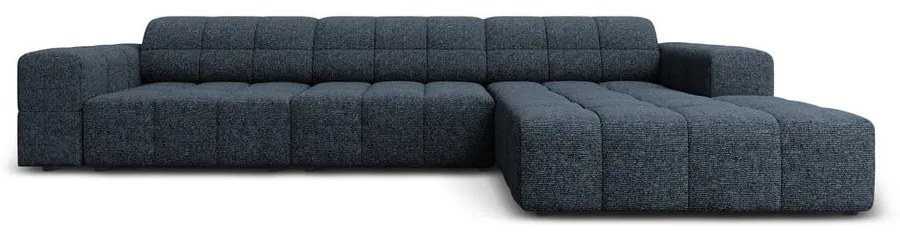 Modrá rohová pohovka (pravý roh) Chicago – Cosmopolitan Design