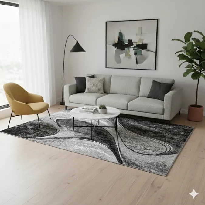 DC Koberec PP 013 sivá Rozmer: 200×300 cm