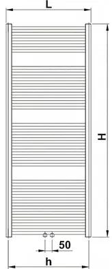 Kúpeľňový radiátor Korado Koralux Linear Classic - M 1500x600 mm 750 W