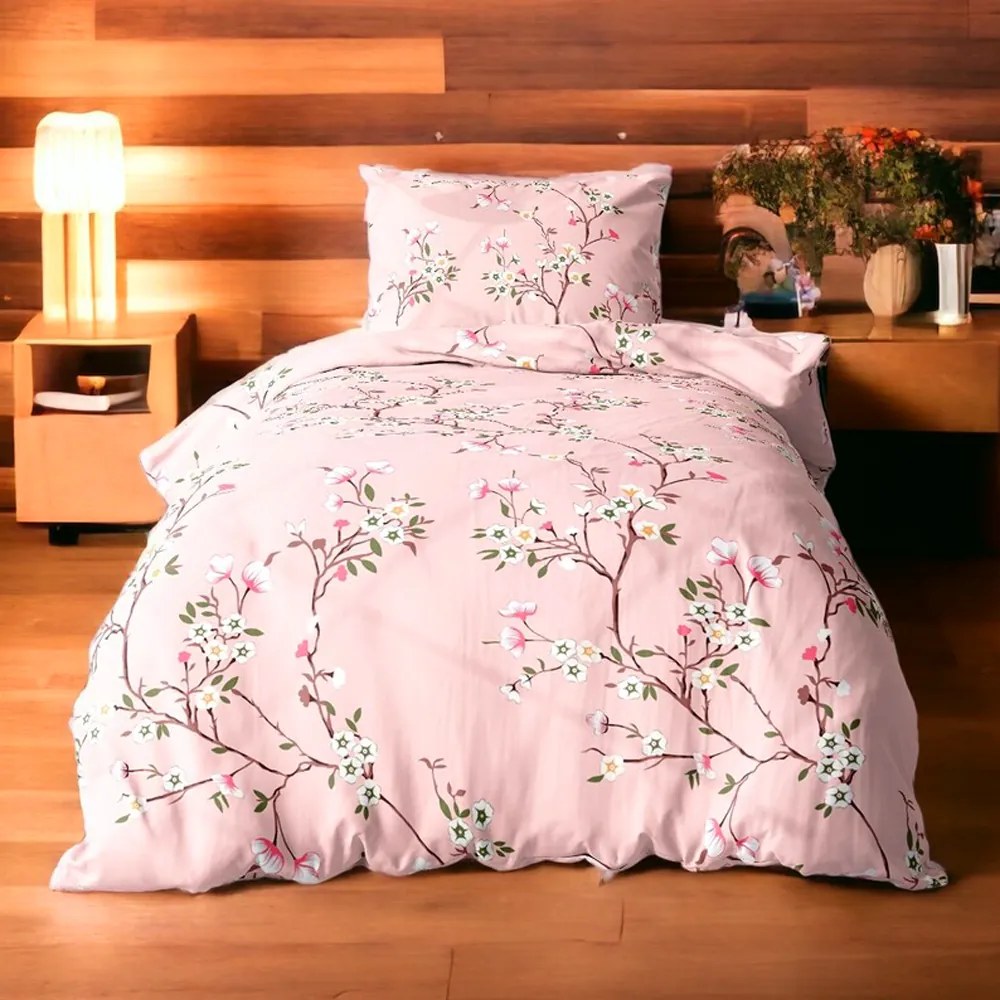 Bavlnené obliečky Homa ZARITA SAKURA 140x200 cm