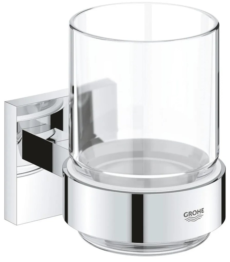 Grohe Start Cube Accessories sklo s držiakom chróm 41097000