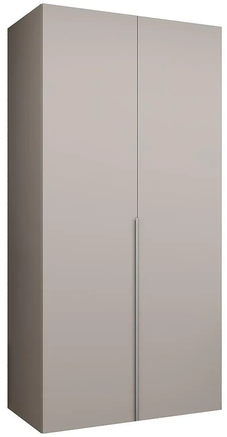 Skriňa Alicante I 100 kašmír/strieborný