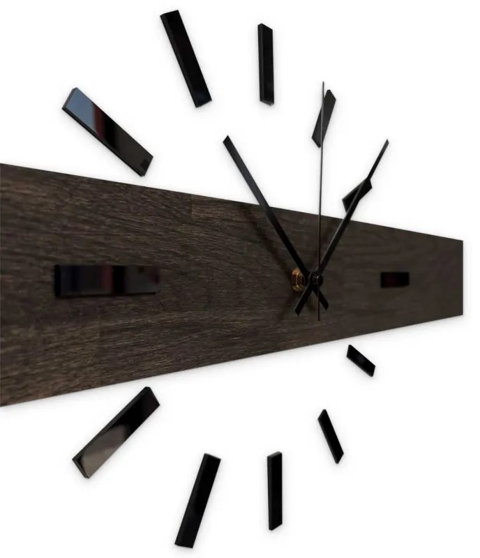 Ručne vyrobené dubové zvislé hodiny minimalistický škandinávsky dizajn I SENTOP MAS021-3169
