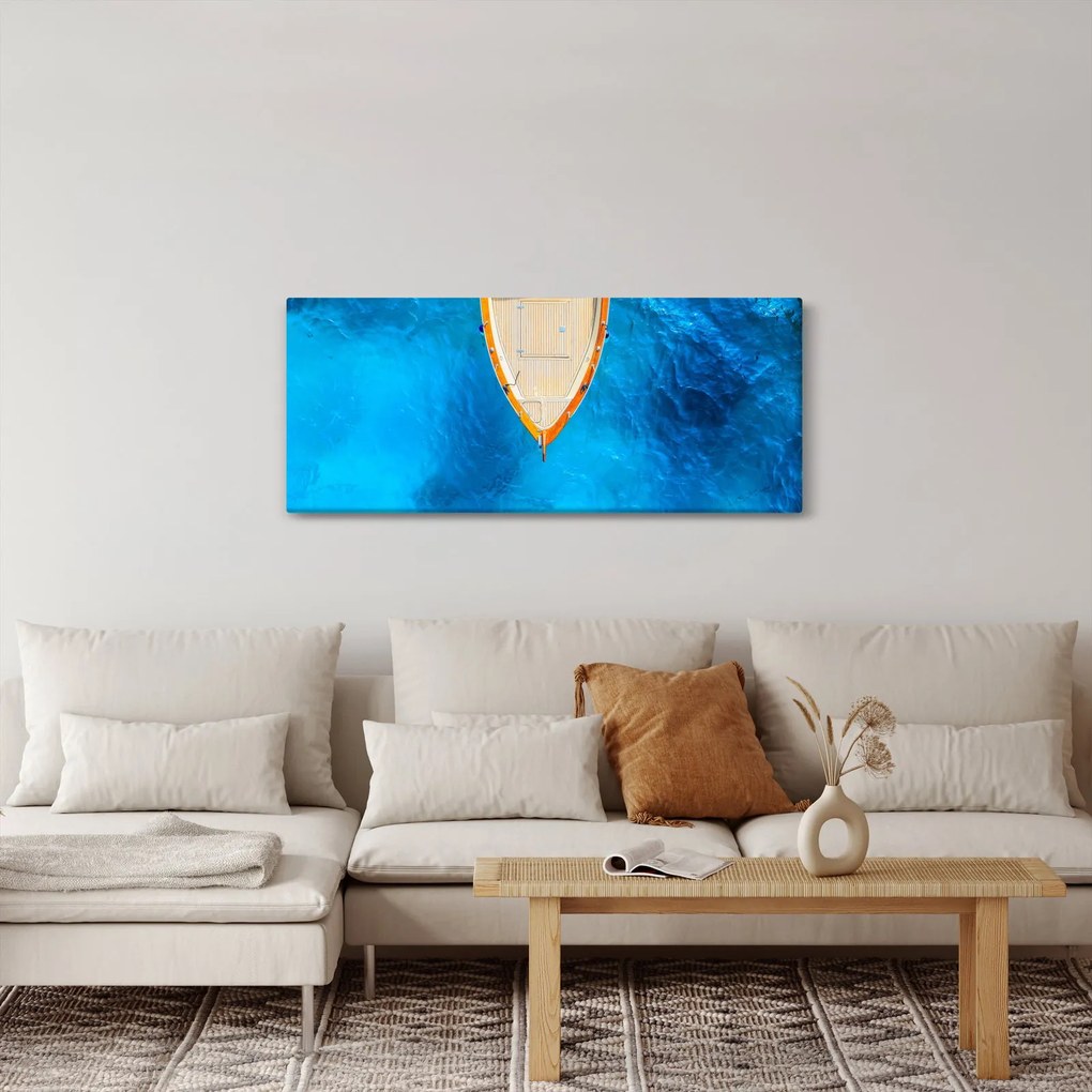 Obraz - Letná loď (120x50 cm)