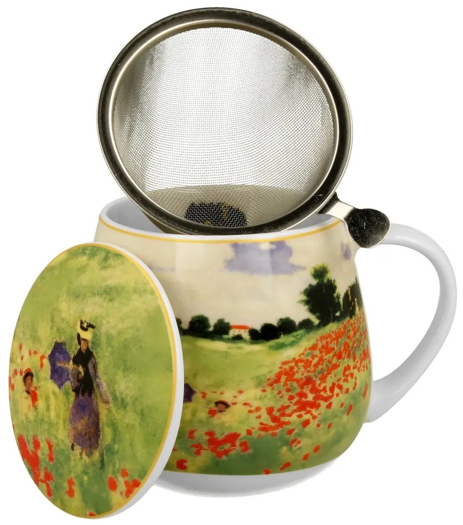 Čajová súprava Monet Poppy Field 430 ml