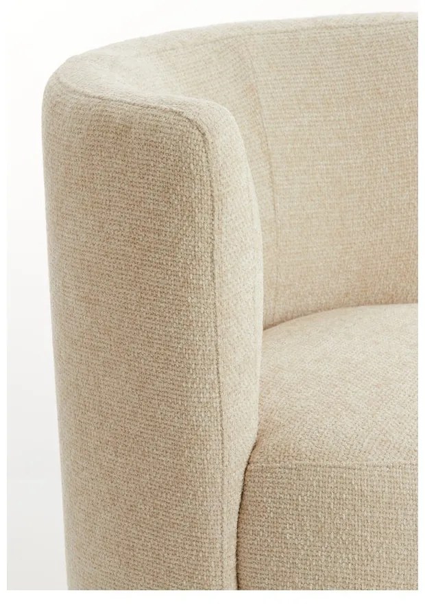 Krémové kreslo Kamova – Light &amp; Living