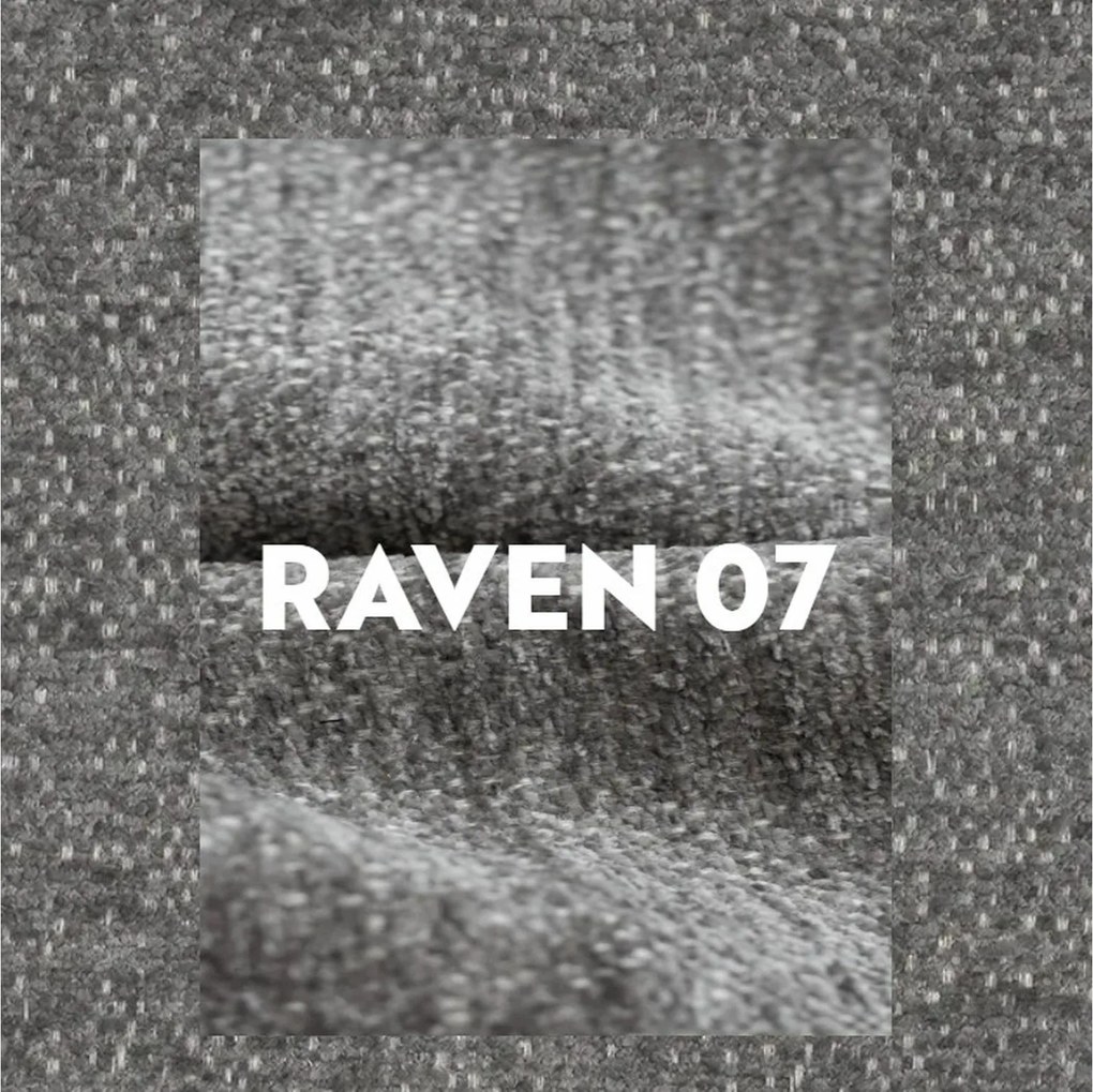 Jednolůžková čalouněná postel Montreal 120x200 se zvedacím roštem Raven 07 šedá