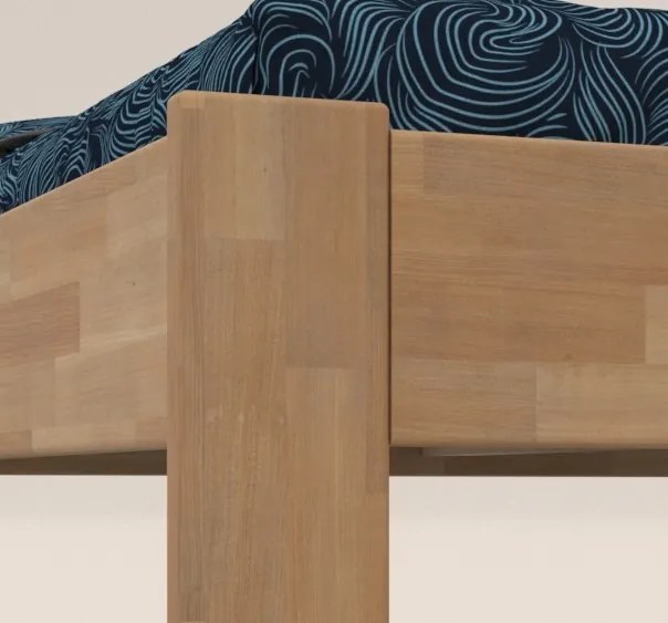 Posteľ Tema Futon 180x200 cm, prírodný buk