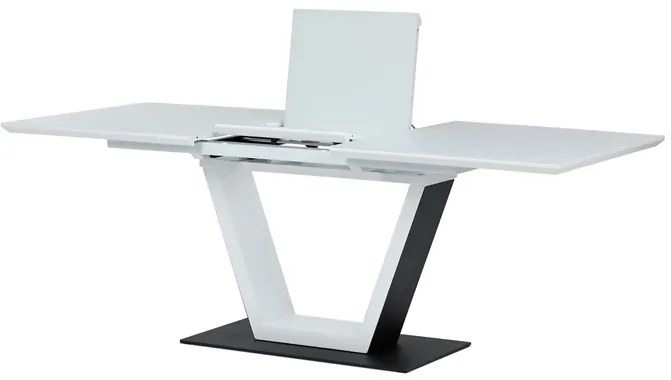 Autronic BONTEC Jedálenský stôl rozkladací 160x90cm, mdf, biela, HT-D1931 WT Farba: Biela