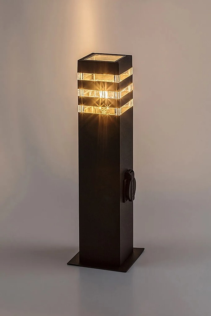 Rabalux ANKARA záhradná lampa so zásuvkou 1xE27/12W/230V IP44