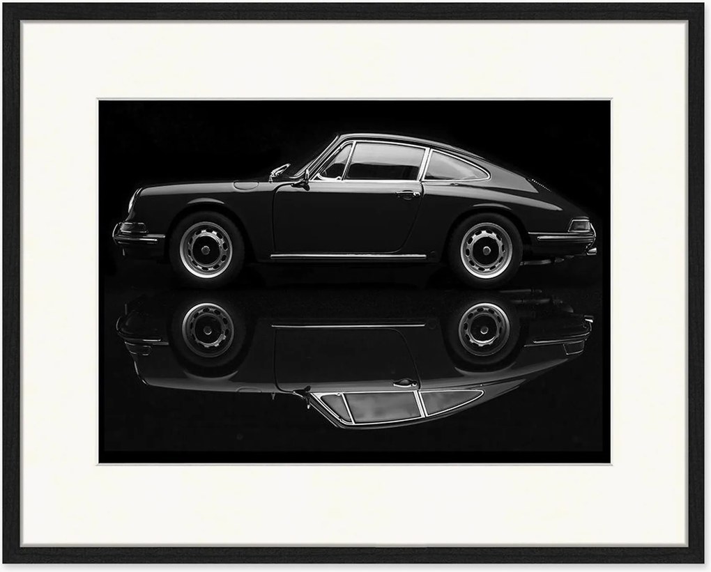 Nástenná dekorácia v ráme Porsche 911