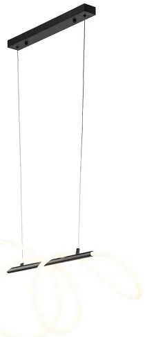 LED luster na lanku FLEXI LED/36W/230V 4000K čierny