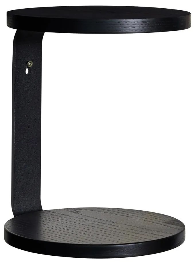 Čierna poschodová polica 25,5 cm Oto – Hübsch