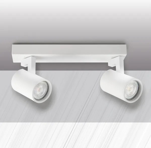 Bodové svietidlo LYNX 2xGU10/10W/230V biela