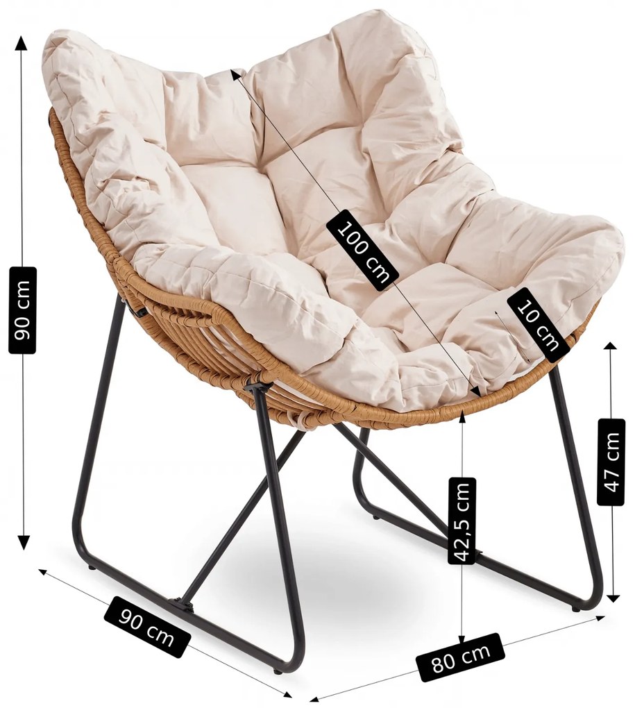 PROXIMA.store - Relaxačné kreslo FIN FARBA: sivá