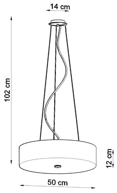 SKALA 50 Závesné svetlo, biela SL.0757 - Sollux