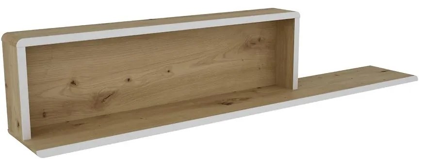 Polička Capannoli 120 dub artisan/biela