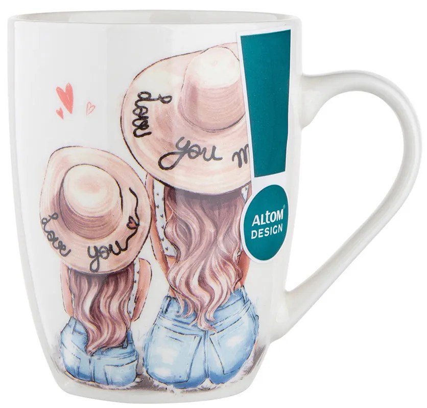 Altom Porcelánový hrnček Love you, 300 ml