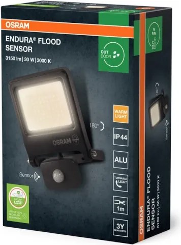 Osram - LED reflektor s pohybovým senzorom ENDURA LED/30W/230V 3000K IP44