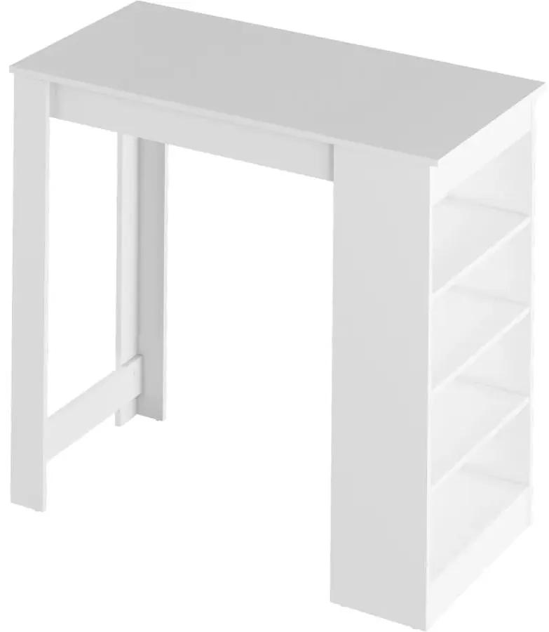 Kondela  AUSTEN BI 0000256991 - Barový stôl 117 x 57 x 106,5 cm, biela