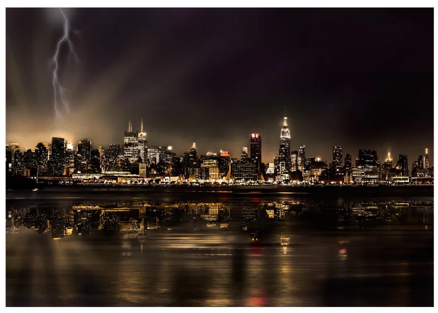 Artgeist Fototapeta - Storm in New York City Veľkosť: 100x70, Verzia: Standard