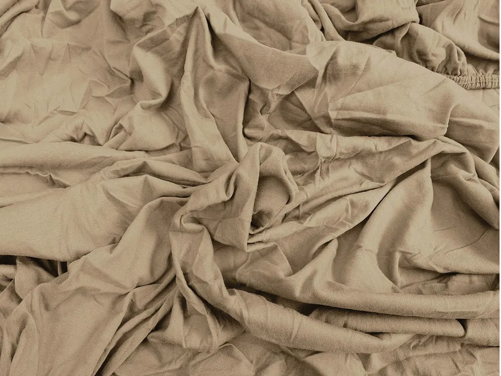 Jersey plachta EXCLUSIVE béžová 160x200 cm