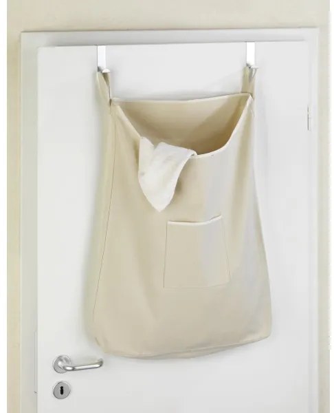 WENKO 62107100 - Kôš na bielizeň CANGURO 52x81 cm béžová/strieborná