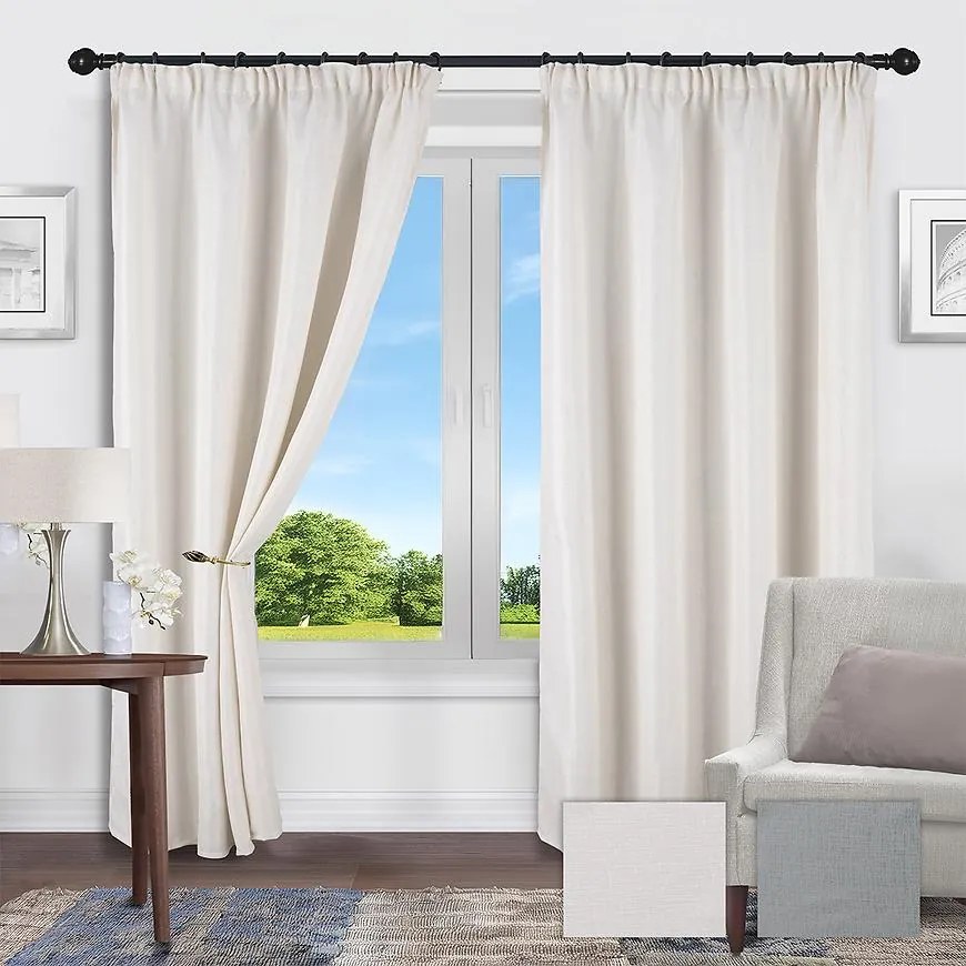 Závesová látka ROSA SBY6608/2 béžová 145 (Tovar na mieru)