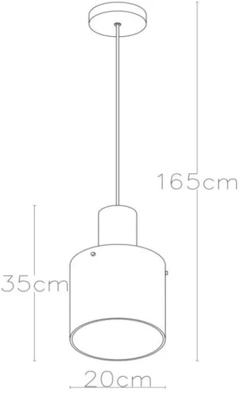 Lucide 74405/01/62 - Luster na lanku TOLEDO 1xE27/40W/230V