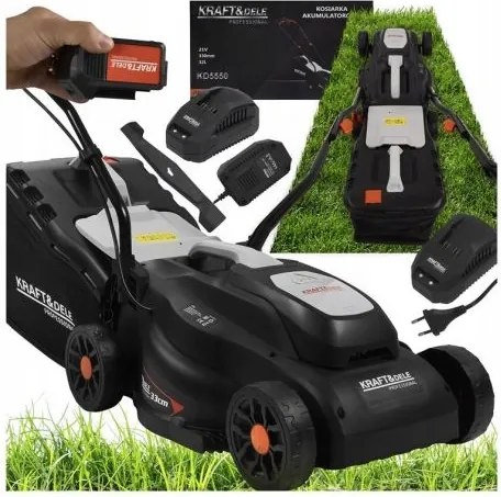 Akumulátorová Kosačka Kraft&dele Elektrická 21V 32L 25-65 mm Regulácia