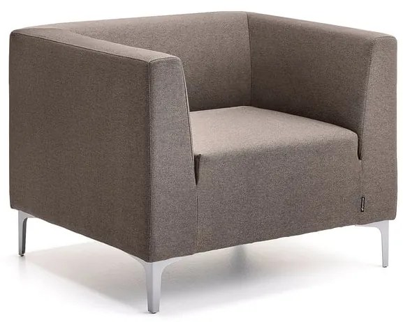 Kreslo CASUAL, látka ETNA, svetlohnedá