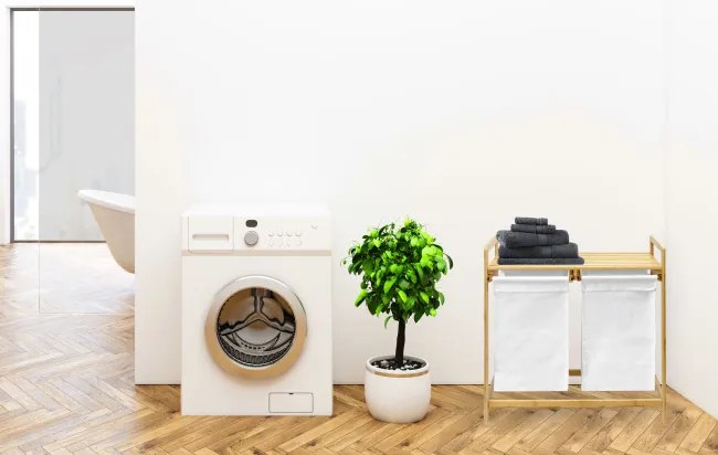 Kôš na bielizeň HANOI biely