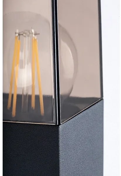 Rabalux 77080 - Vonkajšie nástenné svietidlo LOANDA 1xE27/60W/230V IP54 čierna