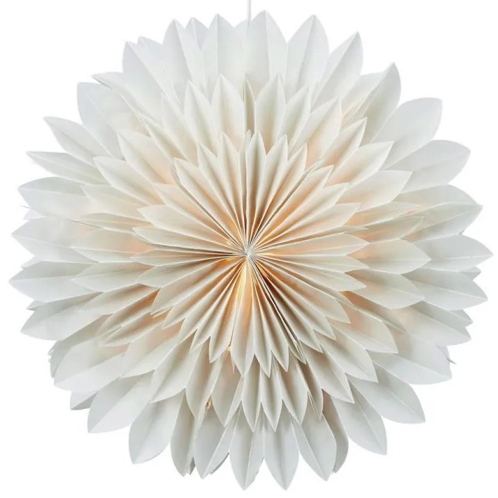 Markslöjd 705843 - Vianočná dekorácia SOLINA 1xE14/25W/230V pr. 45 cm biela